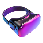 Compra y recibe visores tecnológicos con courier Ecuador Visor de realidad virtual en tonos púrpura para envío con courier Ecuador